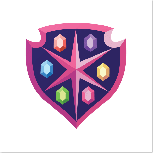 School of Friendship crest Wall Art by CloudyGlow